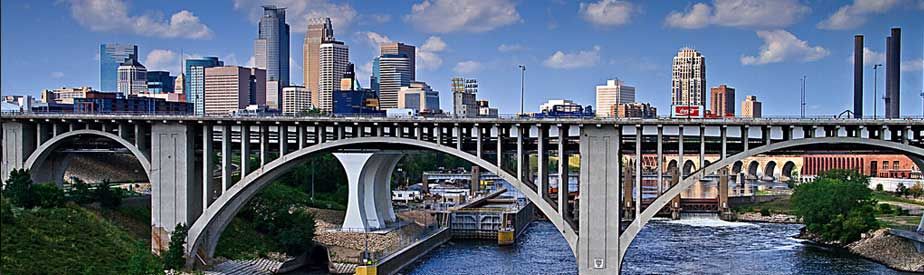 Downtown Minneapolis Bridge